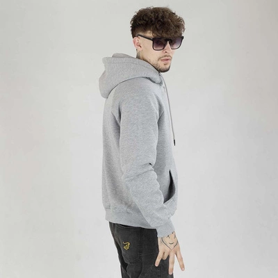 Bluza Grube Lolo Hoodie ZIP Badge szara