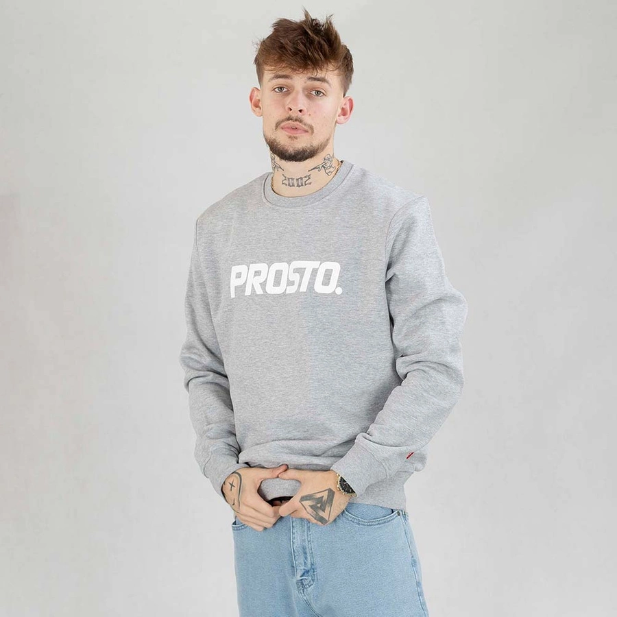 Bluza Prosto Crewneck Yimello szara