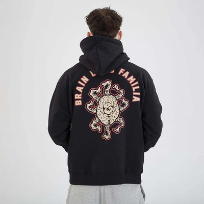 Bluza Brain Dead Familia Hoodie 246 Ośmiornica czarna