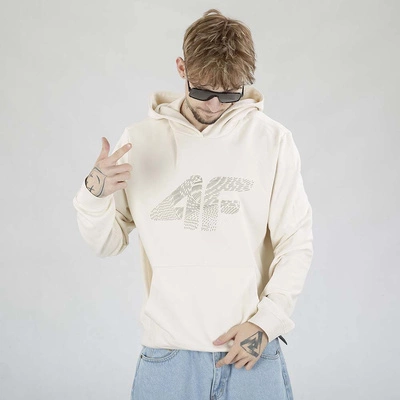 Bluza Hoodie 4F M1585 kremowa