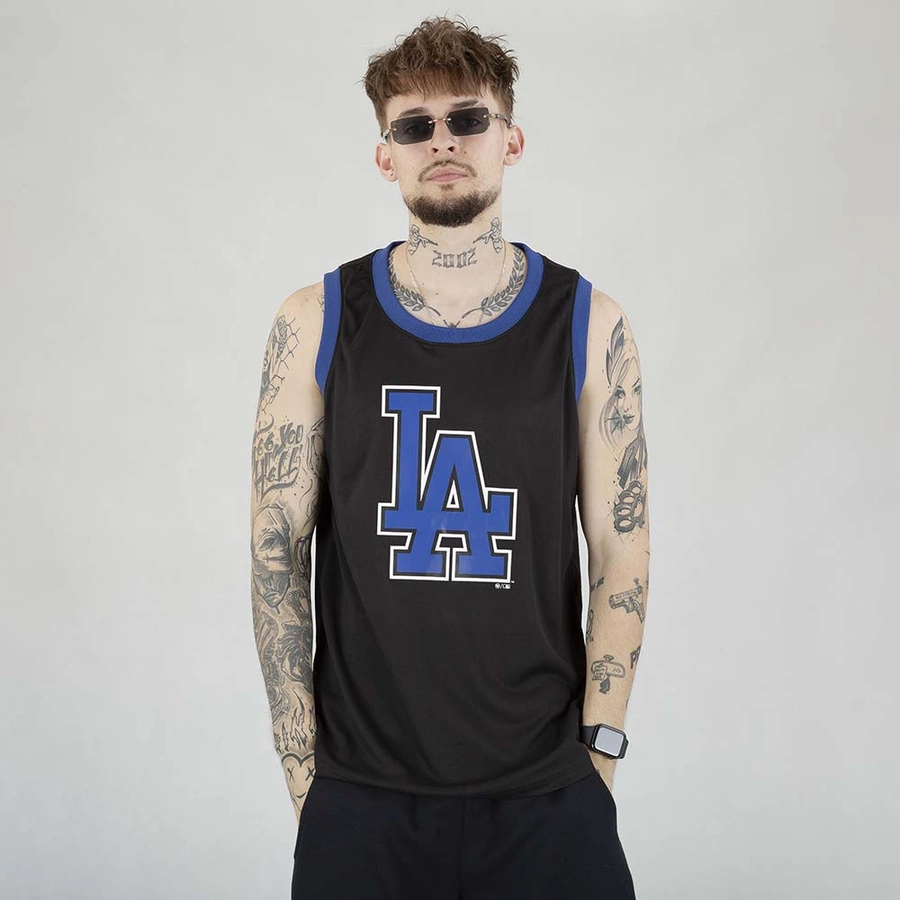 Tank Top 47 Brand MLB LA Dodgers Imprint 657801 czarny