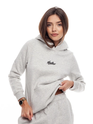 Bluza Nice View Brand Hoodie Small szara