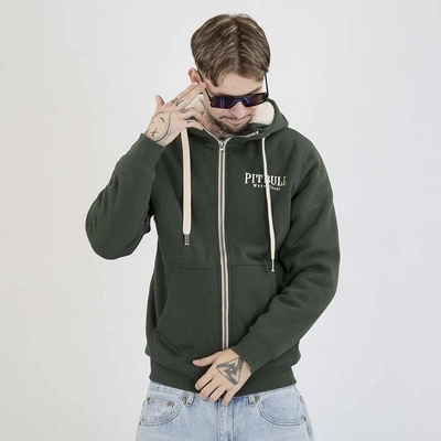 Bluza Pit Bull Z Kapturem ZIP Ruffin Detroit zielona