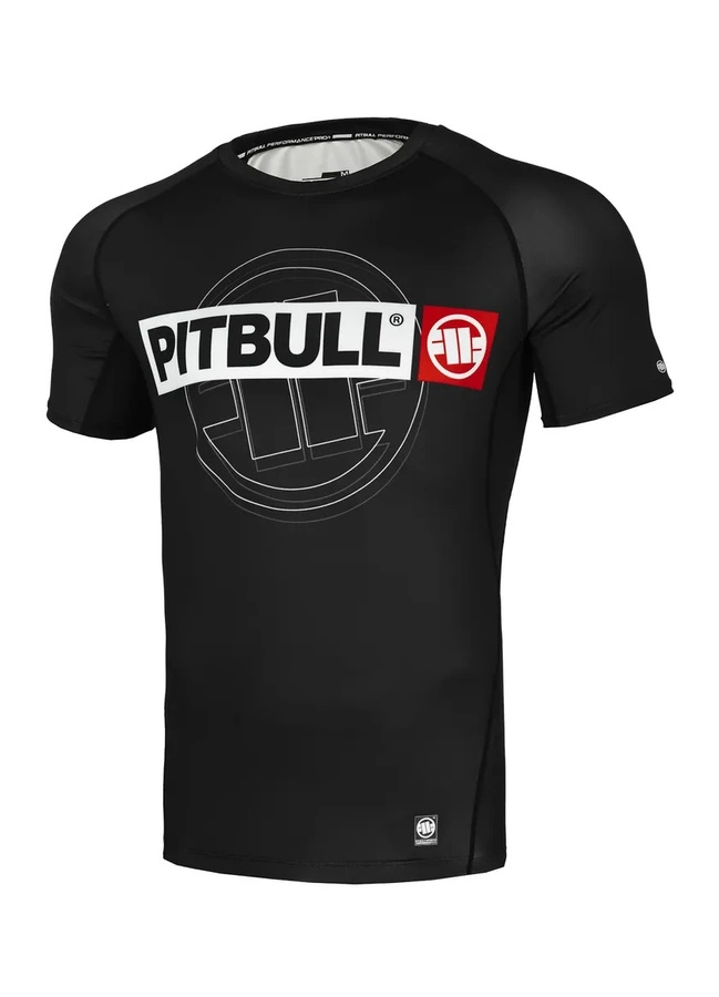 Koszulka Rash Guard Pit Bull Hilltop Sports czarna