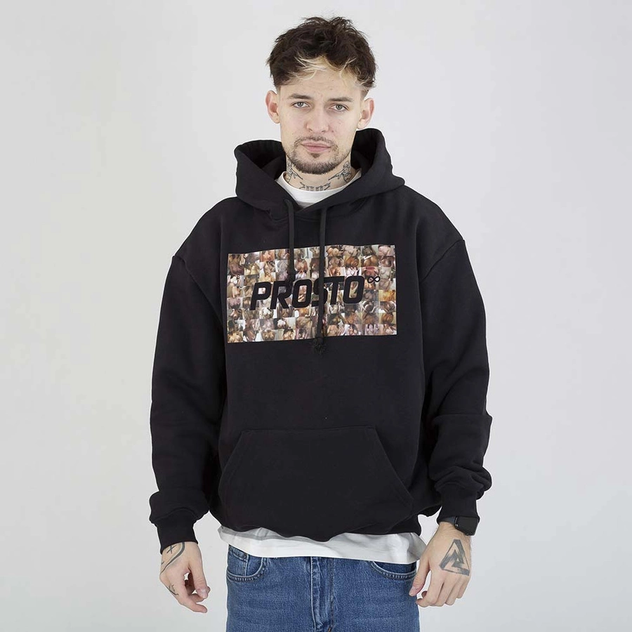 Bluza Prosto Hoodie Cams czarna