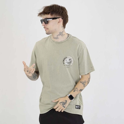 Koszulka Pit Bull Planet Surf szarozielona