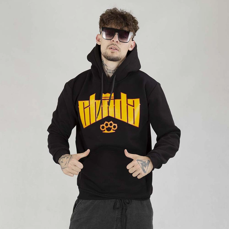 Bluza Chada Hoodie Kastet Logo czarna