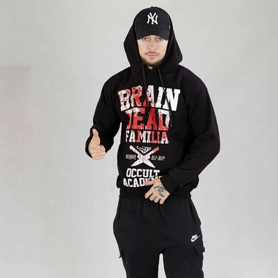 Bluza Brain Dead Familia Hoodie Occult Academy Blood czarna