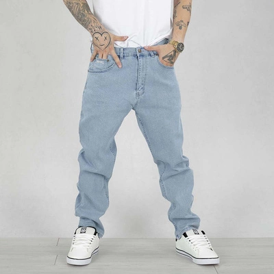 Spodnie Baggy Prosto Oyeah light blue jeans