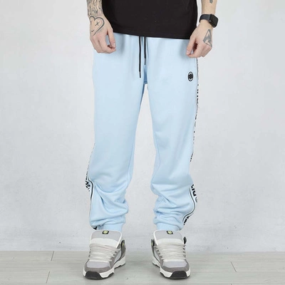 Spdonie dresowe Pit Bull Oldschool Tape Logo Terry Group błękitne