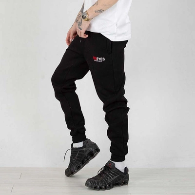 Spodnie dresowe Red Eyes Haft czarne