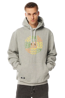 Bluza Mass Hoodie Patchwork szara