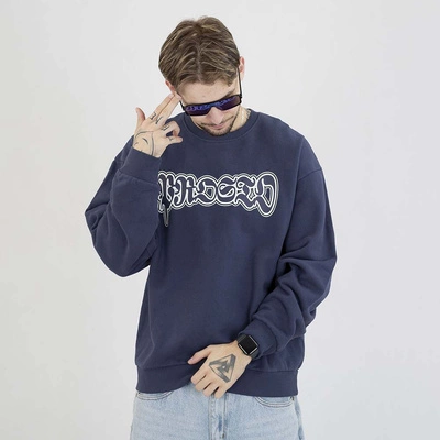 Bluza Prosto Crewneck Graffiti sprana granatowa