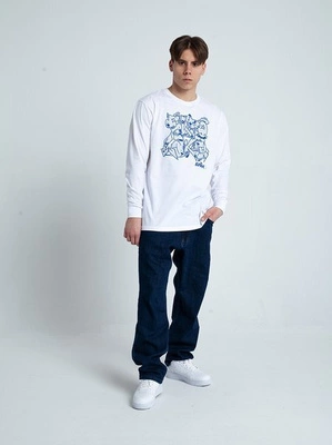 El Polako GRAFFITI Longsleeve Biały