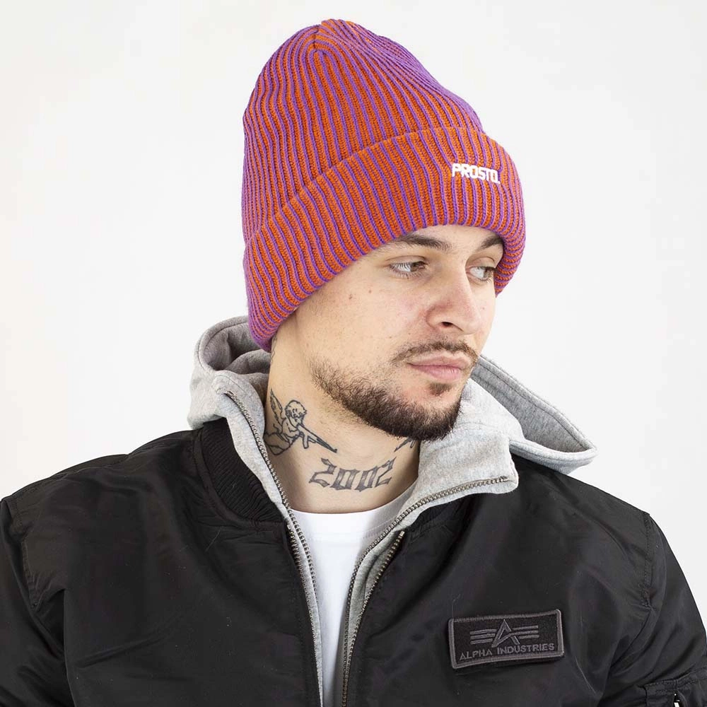 Czapka Zimowa Prosto Ultra fioletowa