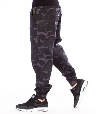 Mass-Signature Jogger Pants Spodnie Black Camo