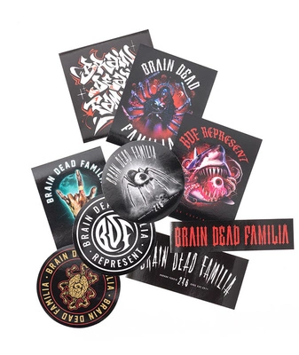 Zestaw Naklejek Brain Dead Familia 2025 Sticker