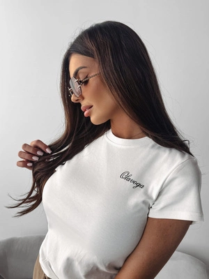 Koszulka Olavoga Simplyby ecru