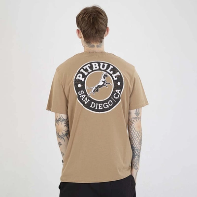 Koszulka Pit Bull San Diego Ca brązowa