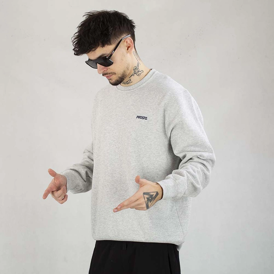 Bluza Prosto Crewneck Base szara