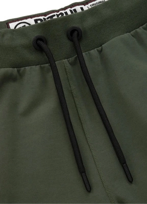 Krótkie spodenki Pit Bull French Terry Byron oliwkowe