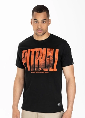 Koszulka Pit Bull Middle Weight 190 Orange Dog czarna