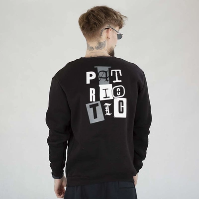 Bluza Patriotic Crewneck Ransom Note czarna