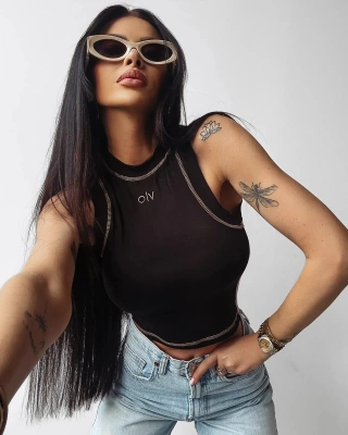 Tank top Olavoga Lyon czarny