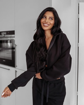 Bluza Olavoga Hoodie ZIP Overcast czarna