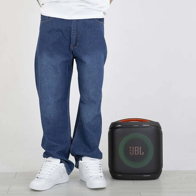 Spodnie Baggy Lucky Dice LD Clothing jeans ciemne niebieskie