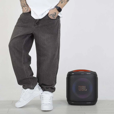 Spodnie Mass Jeans Baggy Fit Slang czarne