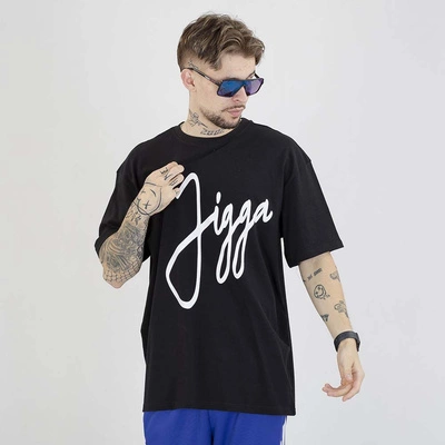 Koszulka Jigga Wear Baggy Big Tag czarna
