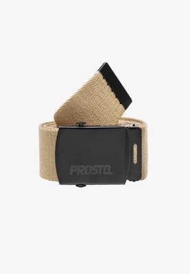 Pasek parciany Prosto Noise beżowy