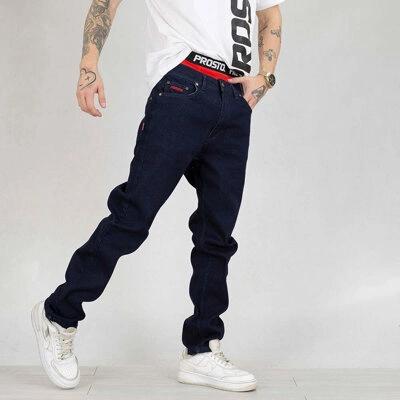 Spodnie Prosto Pocklog navy jeans