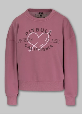 Bluza Pit Bull Crewneck Manzanita Heart różowa