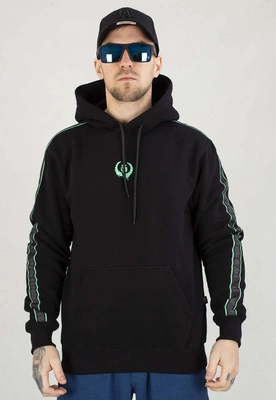 Bluza Środowisko Miejskie Z Kapturem Laur Mint Lampas czarna