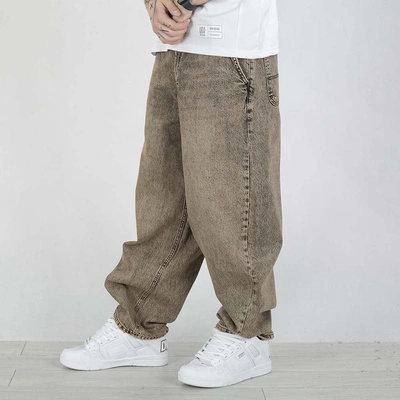 Spodnie Baggy I8 Denim BAG76 brązowe