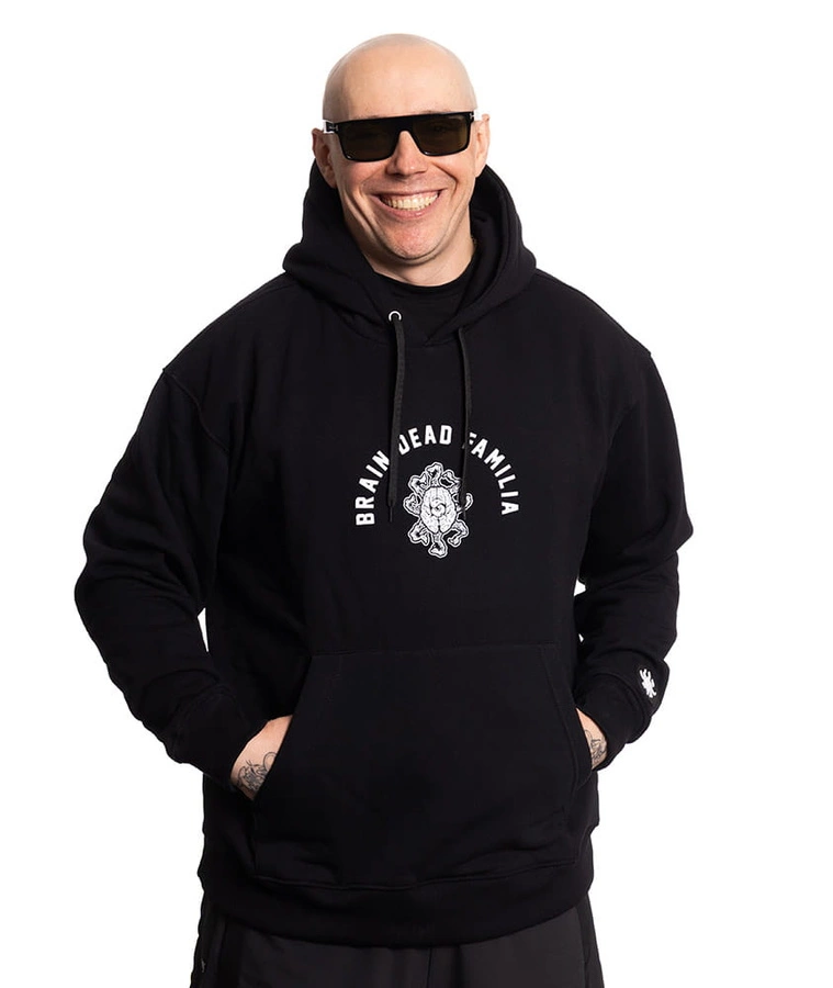 Bluza Brain Dead Familia Hoodie Fingers czarna
