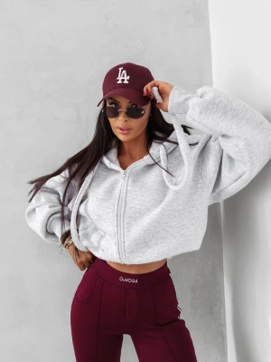 Bluza Olavoga Hoodie ZIP Feelings szara
