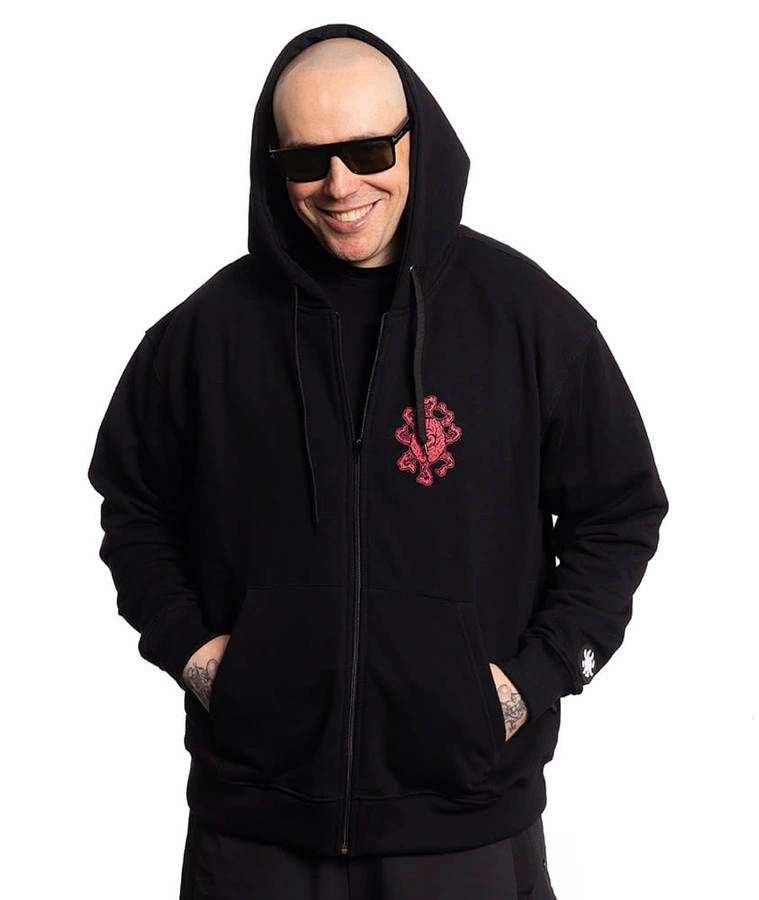 Brain Dead Familia Shark ZIP czarna