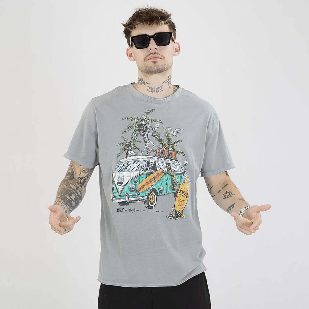 Koszulka Pit Bull Open Beach szara