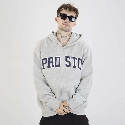 Bluza Prosto Hoodie ZIP Axel szara
