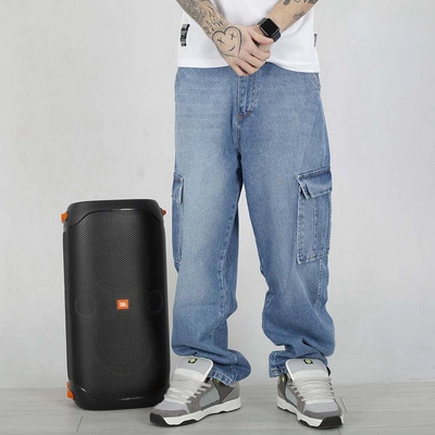 Spodnie Baggy I8 Denim BAG46 niebieskie