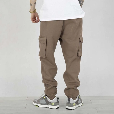 Spodnie dresowe Pit Bull cargo Cypress Sport brązowe