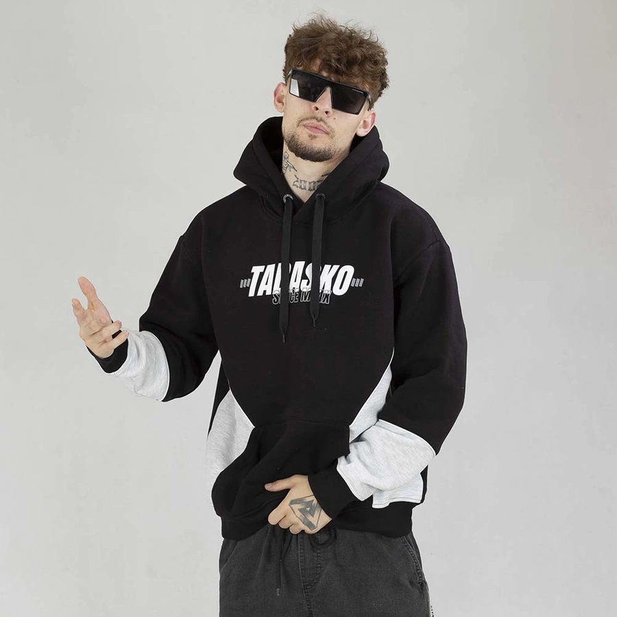 Bluza Tabasko Hoodie Mulltipanel czarna szara