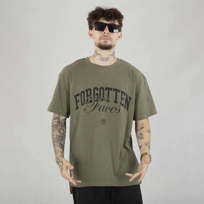 Koszulka Forgotten Faces Skull oliwkowa