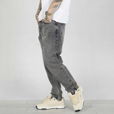 Spodnie Jigga Wear Mini Haft Logo Jeans black washed