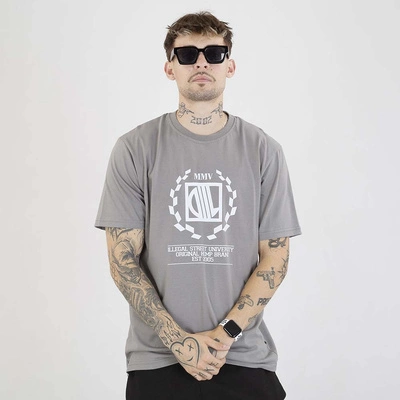 Koszulka Diil Laur szara biała