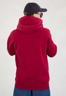 Bluza Elade ZIP Hoodie Patch bordowa