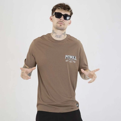 Koszulka Pit Bull Troublemaker ciemna brązowa